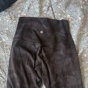 lululemon athletica Black Camo Kids High-Rise Leggings
